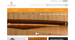 Desktop Screenshot of houtshop.be